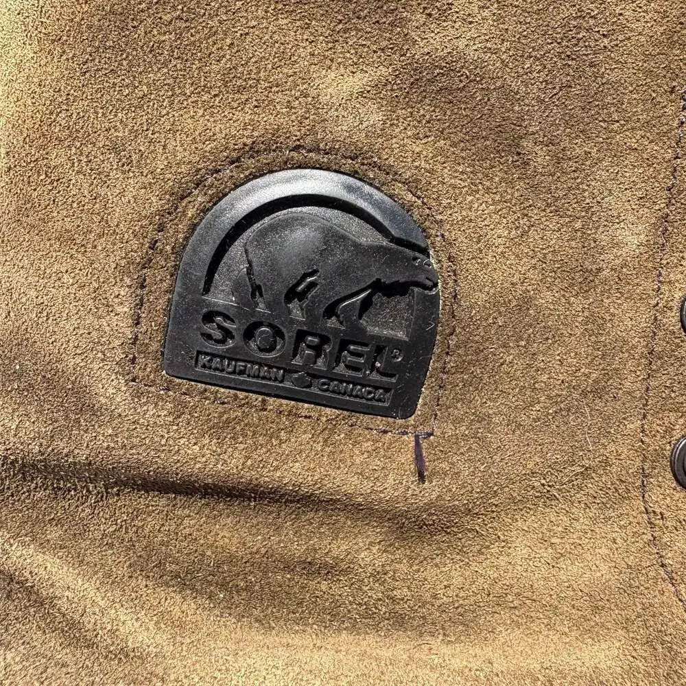 Sorel Kaufman Steel Shank Brown Suede Mens Snow Boots Mens Made In USA Vintage